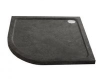 Lambini Designs Stone douchebak kwartrond 90x90cm natuursteen - thumbnail