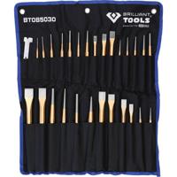 Brilliant Tools Beitel en doordrijkset, 28-delig BT085030