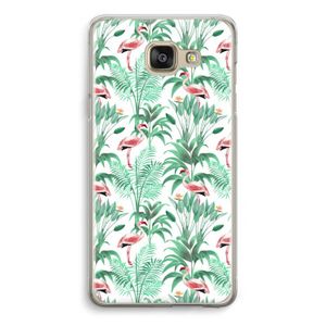 Flamingo bladeren: Samsung Galaxy A5 (2016) Transparant Hoesje