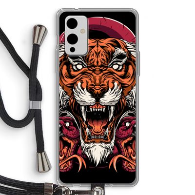 Tiger and Rattlesnakes: OnePlus 9 Transparant Hoesje met koord