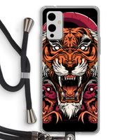 Tiger and Rattlesnakes: OnePlus 9 Transparant Hoesje met koord