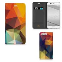 Huawei P10 Plus Stand Case Polygon Color