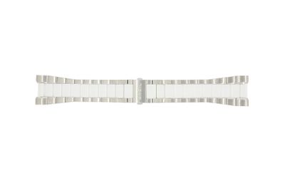 Breil horlogeband BW0224 Staal Wit 27mm