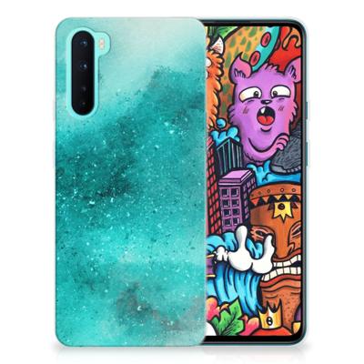 Smartphone hoesje OnePlus Nord Painting Blue