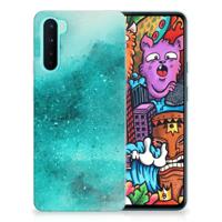 Smartphone hoesje OnePlus Nord Painting Blue
