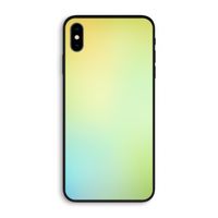 Minty mist pastel: iPhone XS Max Biologisch afbreekbaar hoesje