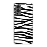 Zebra pattern: OnePlus Nord 2 5G Transparant Hoesje