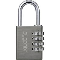 Sygonix SY-6932350 Hangslot 40 mm 4-Digit Titanium Grey Cijferslot