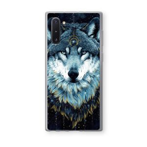 Darkness Wolf: Samsung Galaxy Note 10 Transparant Hoesje
