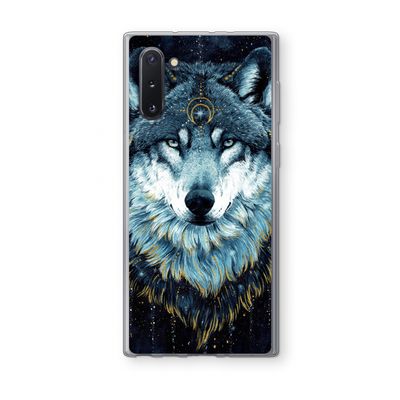 Darkness Wolf: Samsung Galaxy Note 10 Transparant Hoesje