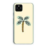 Palmboom: Google Pixel 5a 5G Transparant Hoesje Palmboom: Google Pixel 5a 5G Transparant Hoesje