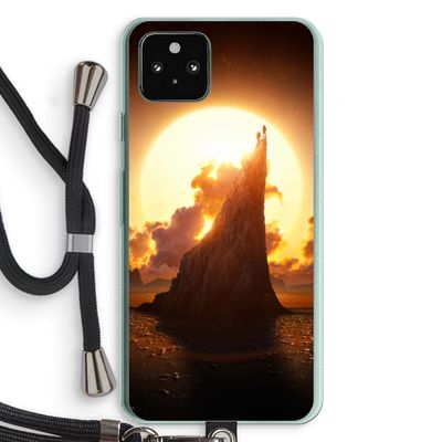 Children of the Sun: Pixel 5a 5G Transparant Hoesje met koord