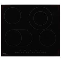 VidaXL Keramische kookplaat met 4 kookzones aanraakbediening 6600 w