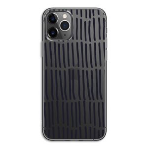 Moroccan stripes: iPhone 11 Pro Transparant Hoesje