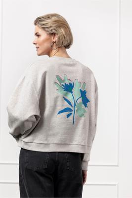 Studio Anneloes Nina Print Sweater 12588 Sweater 1169 Off White/dark Blue