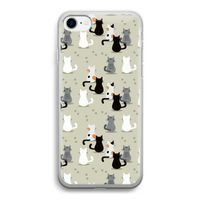 Katten: iPhone SE 2020 Transparant Hoesje