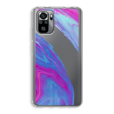 Zweverige regenboog: Xiaomi Redmi Note 10S Transparant Hoesje