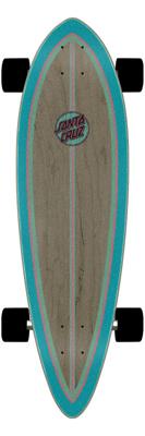 Santa cruz Cabana Dot Pintail Longboard 9.2