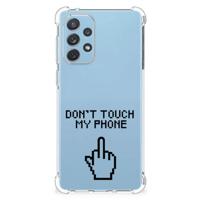 Samsung Galaxy A73 Anti Shock Case Finger Don&apos;t Touch My Phone