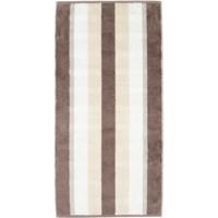 Cawö Cawo Noblesse Stripes Gastendoekje 30x50 walnuss