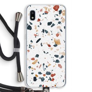 Terrazzo N°4: Samsung Galaxy A10 Transparant Hoesje met koord