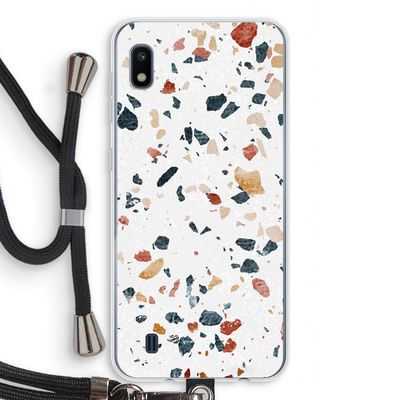 Terrazzo N°4: Samsung Galaxy A10 Transparant Hoesje met koord