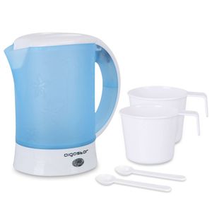 Aigostar Walking Drip 30JQK – Reis Waterkoker - Blauw/Wit