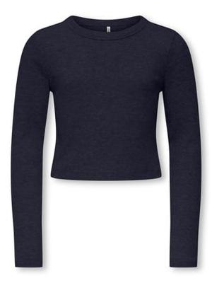 Kids ONLY winter top meisjes - blauw - KogBina - slim fit, longsleeve