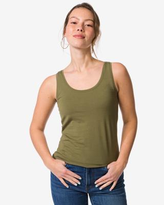 HEMA Damessinglet Carry jersey olijf (olijf)