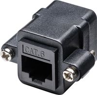 NET CAT6 Netwerkkoppelaar inbouw universeel 1 poorts - UTP - voor CAT6+ internetkabels - ethernet kabel - CAT kabel - RJ45