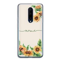 Zonnebloemen: OnePlus 7 Pro Transparant Hoesje