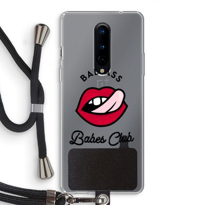 Badass Babes Club: OnePlus 8 Transparant Hoesje met koord