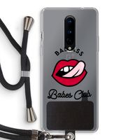 Badass Babes Club: OnePlus 8 Transparant Hoesje met koord