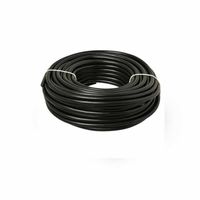 2 x 0,75 mm² rond snoer zwart 20 meter huishoudsnoer VMVL Max 2A 500W