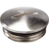 Wiska 10065083 EMVS-ORD 25 Blindstop Slagvast M25 Metaal Natuur 100 stuk(s)