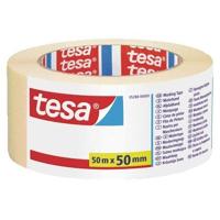 Afplaktape tesa economy 50mmx50m creme