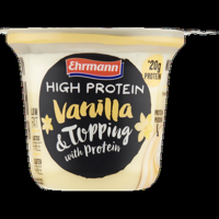 Ehrmann High Protein Pudding Topping vanille 200 g bij Jumbo