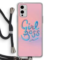 Girl boss: OnePlus 9 Transparant Hoesje met koord