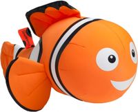 Cuddlebug knuffelkussen Clown Fish 33 x 20 cm oranje - thumbnail