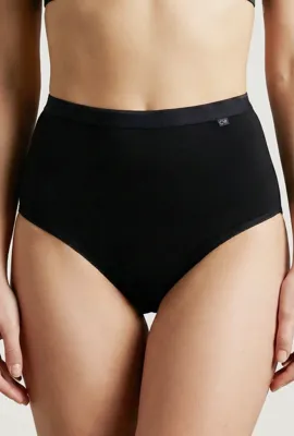 Casy Miller 4-pack Modal dames taille slips - Premium Jess maxi brief - hoge dames onderbroeken - Beste dames ondergoed - Copy - L - Zwart - - L -