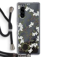 Blossoming spring: Sony Xperia 5 Transparant Hoesje met koord