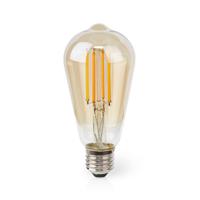Nedis WIFILRF10ST64 Smartlife LED Filamentlamp E27 WIFI 806 lm 7W warm wit