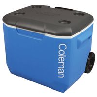 Coleman 60qt performance koelbox - wielen - 56 liter - blauw