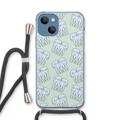 Octopussen: iPhone 13 mini Transparant Hoesje met koord