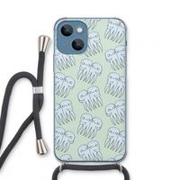 Octopussen: iPhone 13 mini Transparant Hoesje met koord Octopussen: iPhone 13 mini Transparant Hoesje met koord