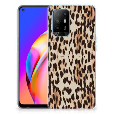 OPPO A94 5G | Reno5 Z | TPU Hoesje | Leopard