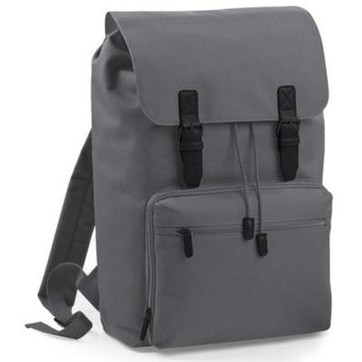 Bagbase Vintage rugzak/rugtas - grijs - 30 x 17 x 49 cm - Schooltas - Laptoptas/boekentas