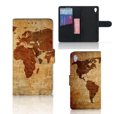 Sony Xperia Z3 | Flip Cover | Wereldkaart