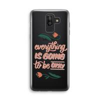 Optimistic flower girl: Samsung Galaxy J8 (2018) Transparant Hoesje
