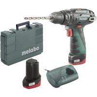 Metabo PowerMaxx SB Basic Accu-klopboor/schroefmachine 2 snelheden Incl. 2 accus, Incl. koffer - thumbnail